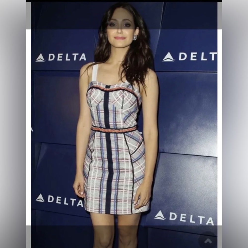 REBECCA MINKOFF tweed Clara dress, 6